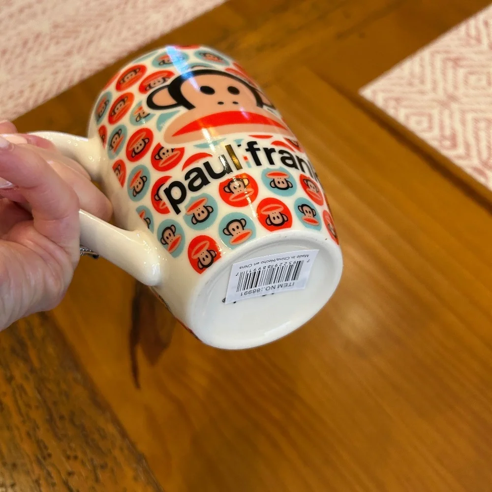 NWT! Paul Frank Julius - Set of Two Ceramic Mugs